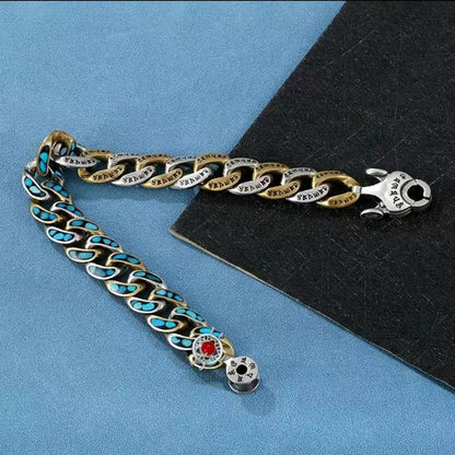 Retro Nine Eye Pearl Spinning Bracelet