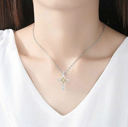 Octagonal Star Cross Necklace