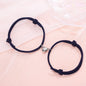 Magnetic Couple Bracelets – Heart-Shaped