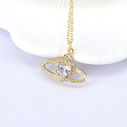 Zircon Love Necklace