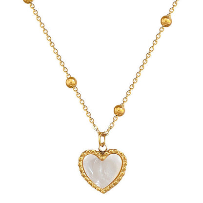 Heart Shaped Love Necklace for Women – Gold and Silver Necklace for Valentine's Day