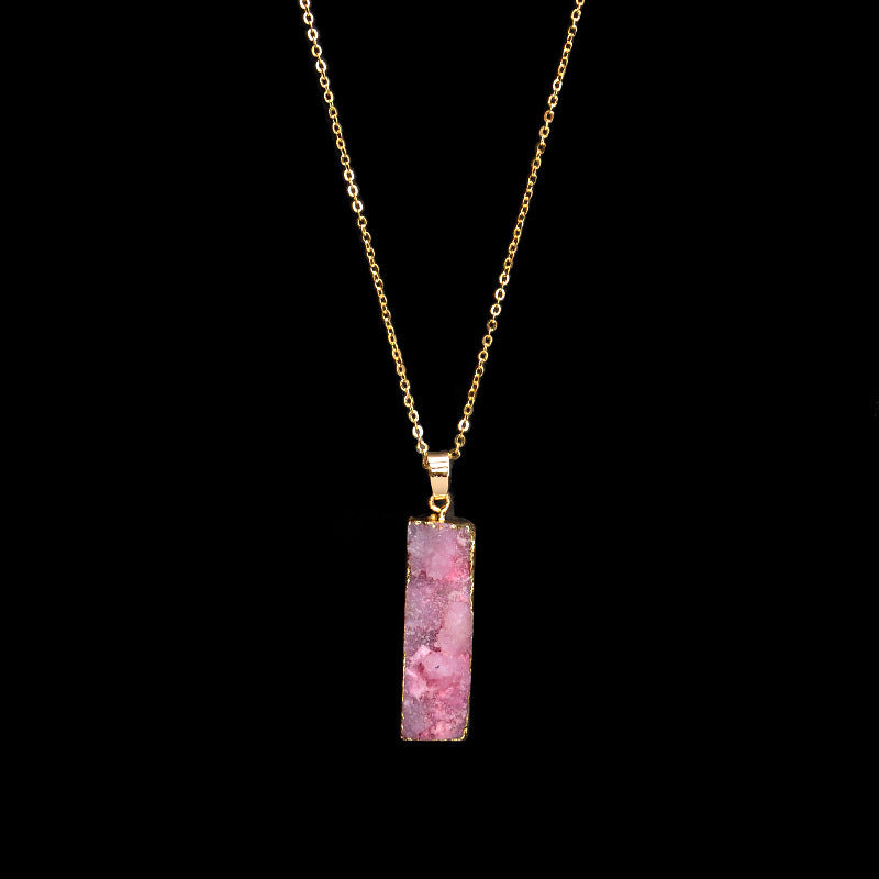 Natural Stone Pendant Necklace