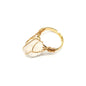 Adjustable Rough Stone Agate Ring