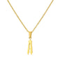 Funky A-Z Letter Pendant Necklace