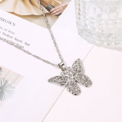 Butterfly Necklace Pendant for Women