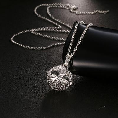 Tree of Life Perfume Locket Pendant Necklace