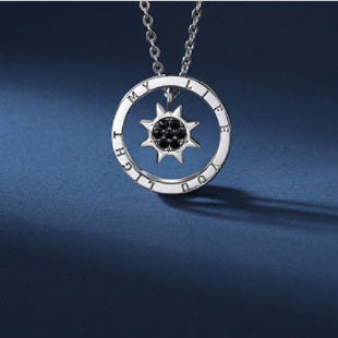 Sun & Moon Light Luxury Couple Necklace
