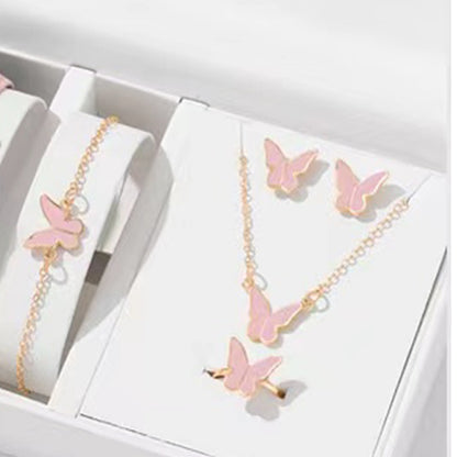 Butterfly Jewellery Set 5Pcs