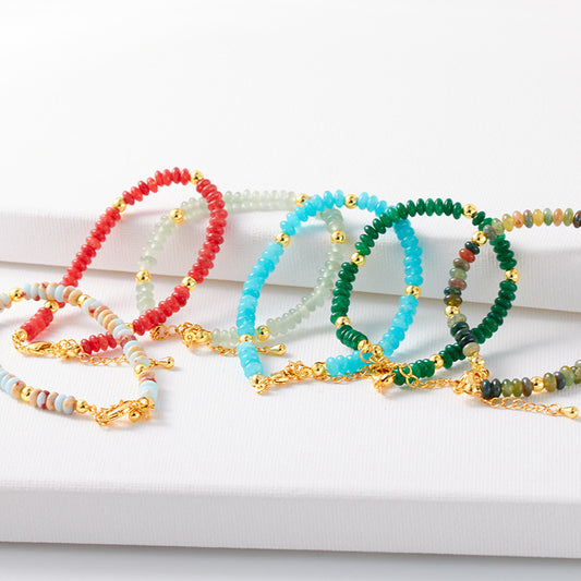 Crystal Natural Stone Beaded Necklace & Bracelet Set – 15+ Styles