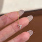 Mini Zircon Small Square Necklace