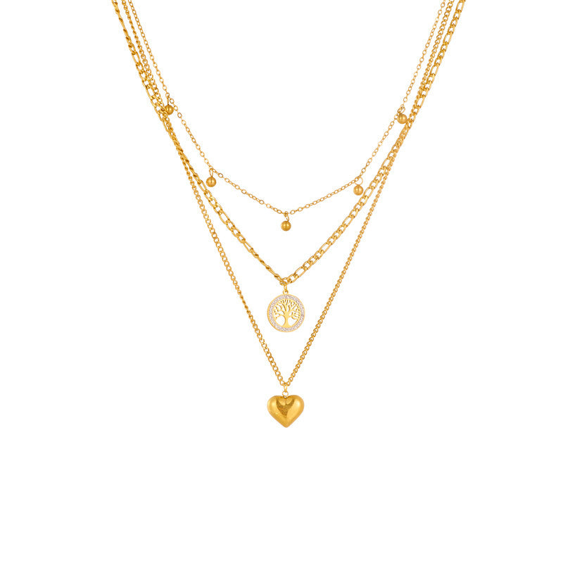 Multi-layer Tree Of Life Pendant Necklace