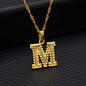 26 Letters Gold-Plated Pendant Necklace