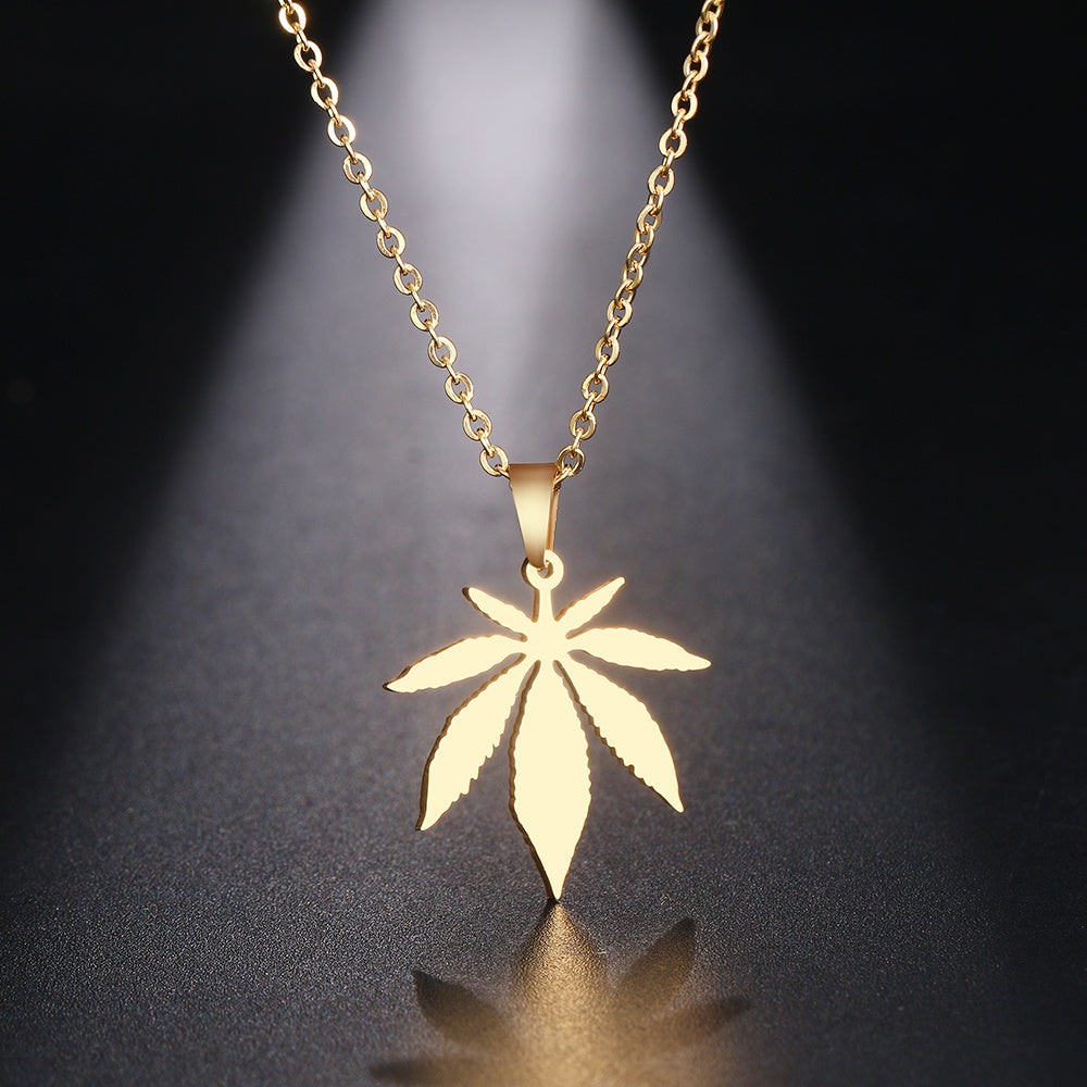 Leaf Pendant Necklace