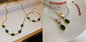 Green Stone Crystal Jewellery Set