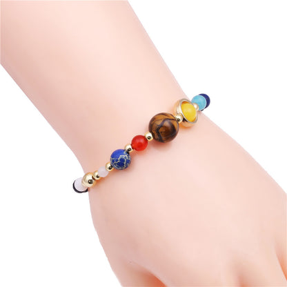 Unisex Eight Planet Constellation Bracelet