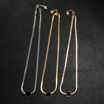 Gold-Plated Stainless Steel Necklace