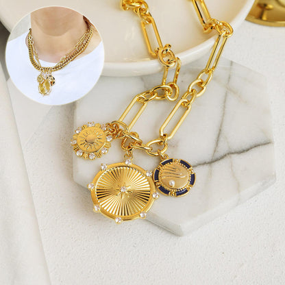 Sun Pendant Necklace