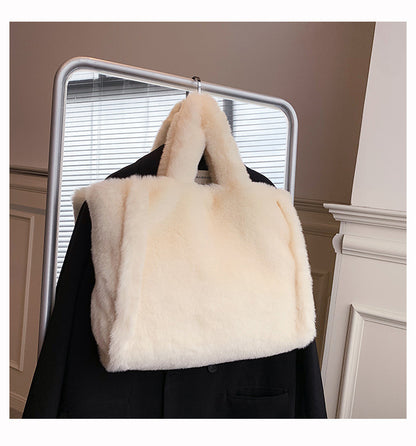 Plush Tote Handbags