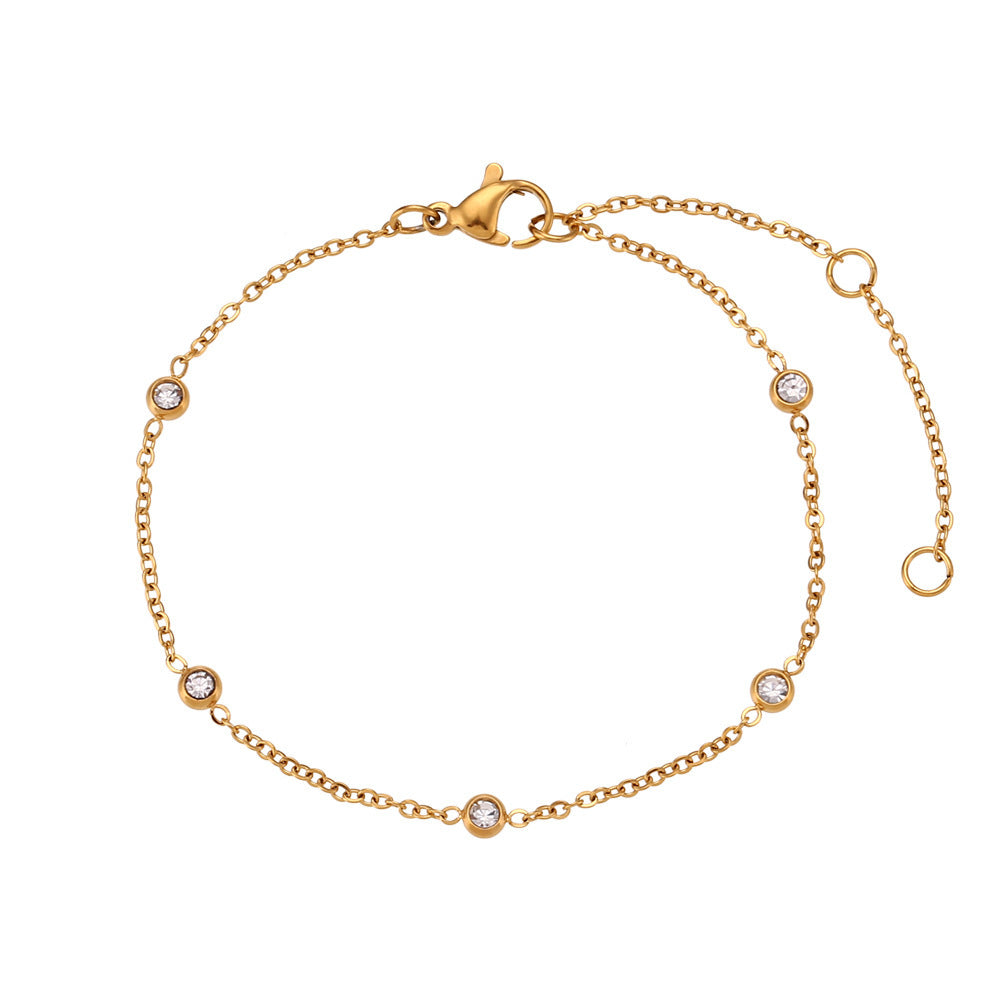Simple Slim Gold Chain Necklace or Bracelet