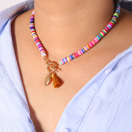 Shell Necklace with Tassels