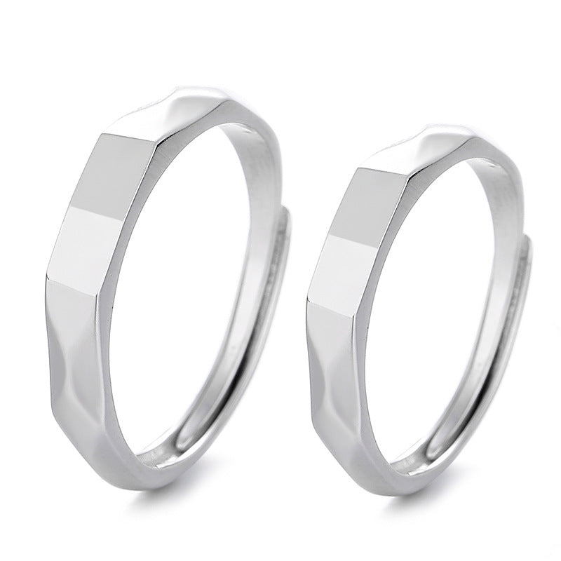 I Love You Projection Adjustable Couple Rings