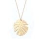 Women's Leaf Shape Pendant Necklace