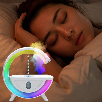 RGB Night Light Water Droplet Air Humidifier