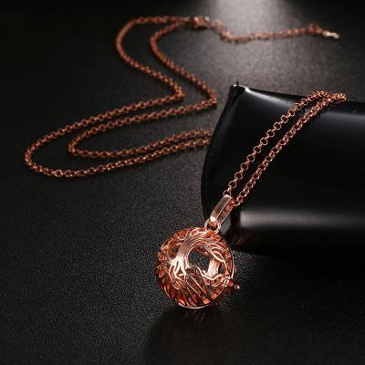 Tree of Life Perfume Locket Pendant Necklace