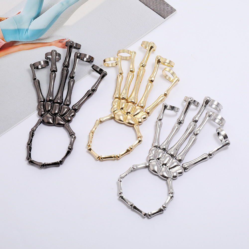 Punk Exaggerated Skull Bracelet