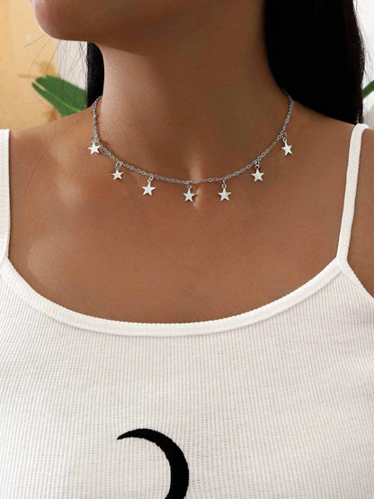 Five-Pointed Star Pendant Necklace