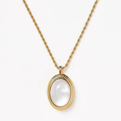 Tiger Eye Retro Pendant Necklace