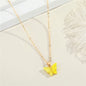 Butterfly Resin Clavicle Necklace