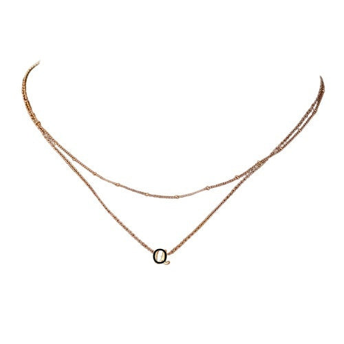 A-Z Multi-Layer English Alphabet Necklace