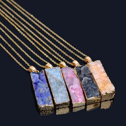 Natural Stone Pendant Necklace