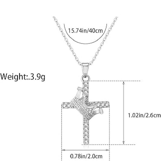 Cross Crown Necklace