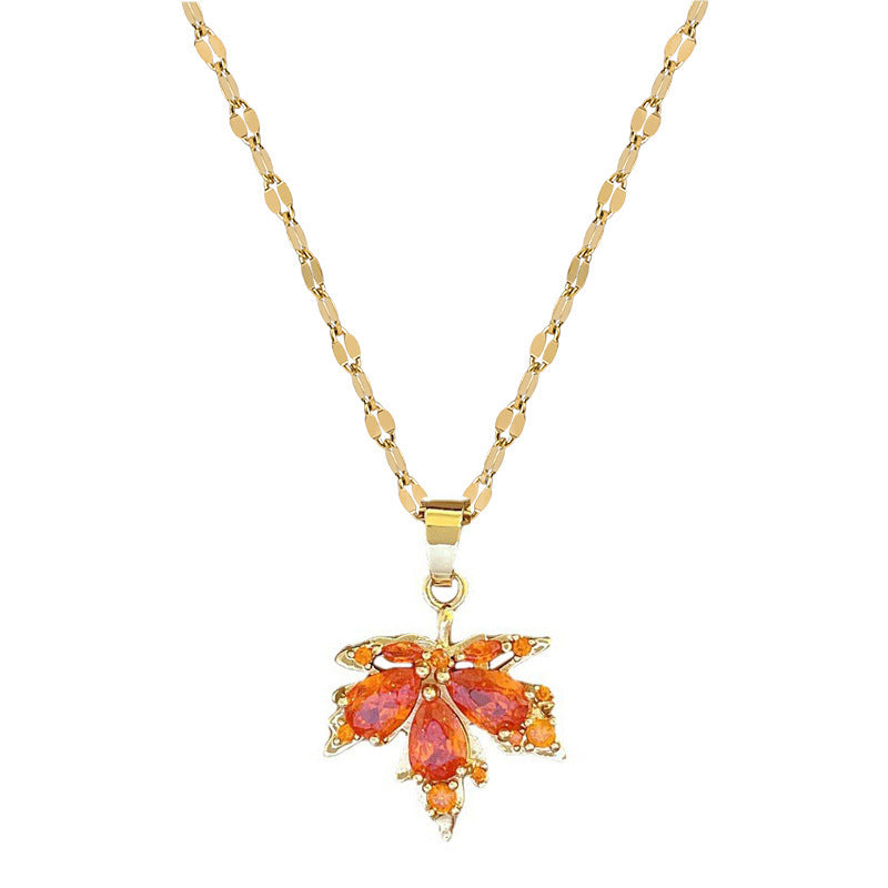 Maple Leaf Necklace