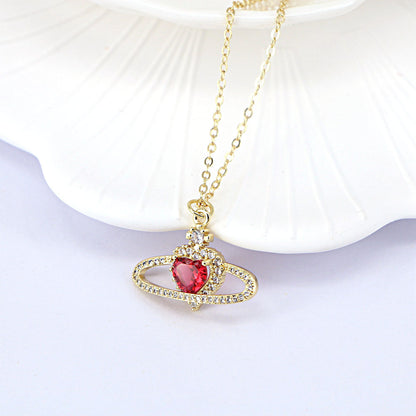 Zircon Love Necklace