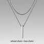 Men’s Layer Pillar Chain Necklace