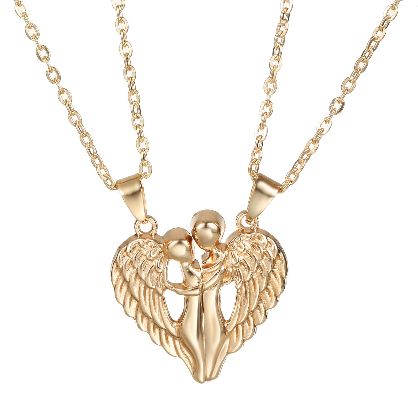 Angel Wings Hug Necklace