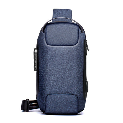 Waterproof USB Crossbody Shoulder Sling Bag