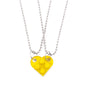 Lego Gift Heart Necklace, 2pcs Set