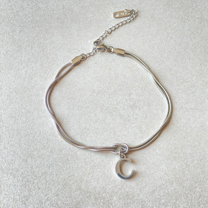 A-Z Love Knot Bracelets