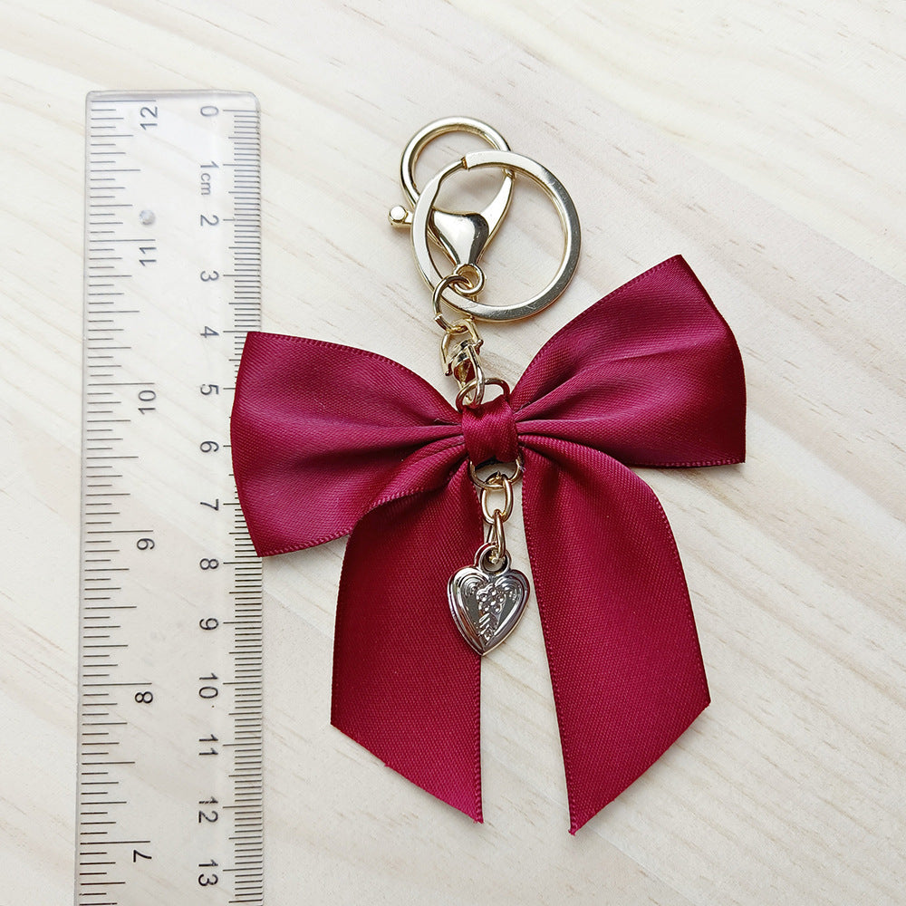 Red Bow Keychain Pendant