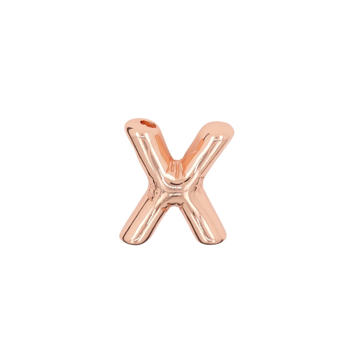 Glossy Letters Pendant Necklace