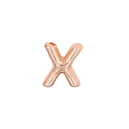 Glossy Letters Pendant Necklace