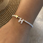 26 Letters White Shell Beaded Bracelet for Women