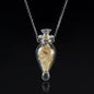 Transparent Glass Essential Oil Perfume Necklace