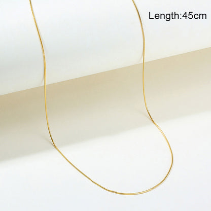 Six-Sided Grinding Cuban Chain Necklace