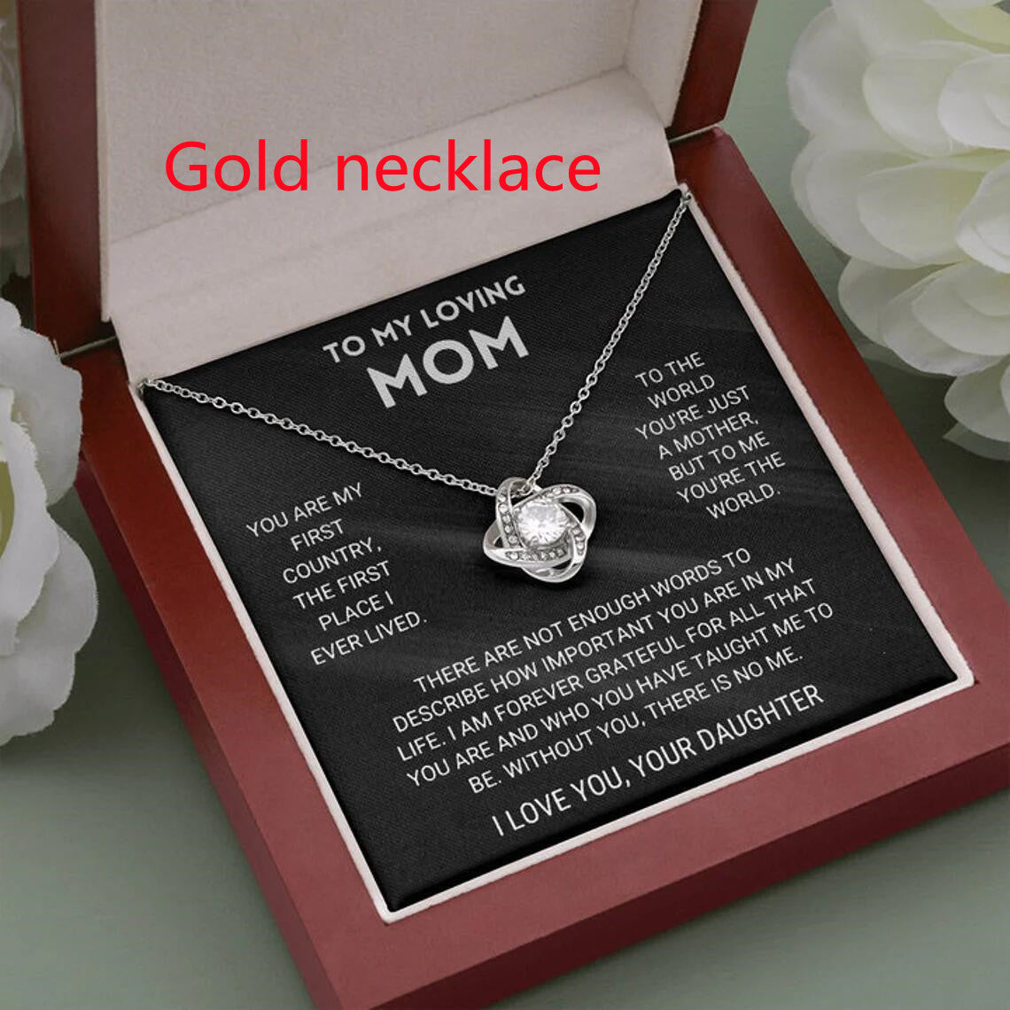 Eternal Heart Four-Leaf Clover Necklace