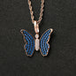 Butterfly Diamond Gold-Plated Necklace